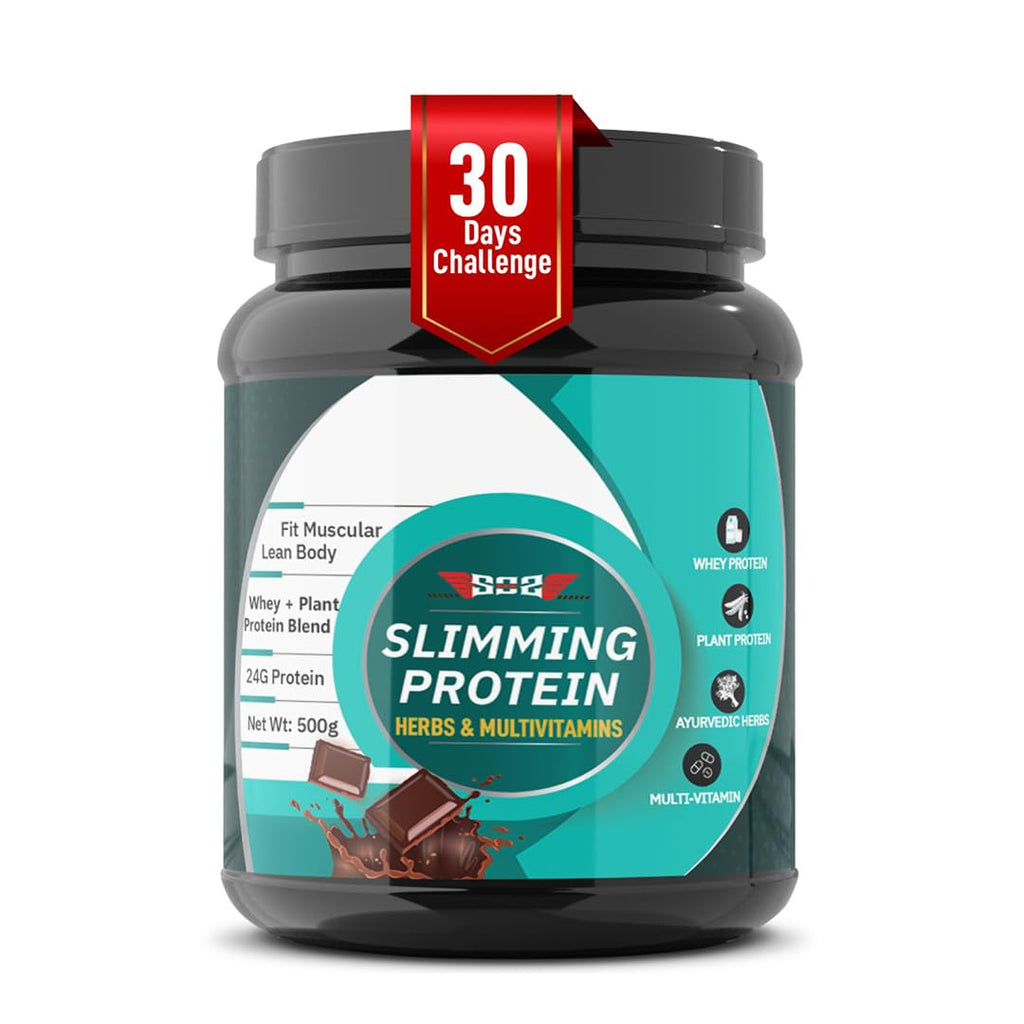 SOS Nutrition Slimming Whey Protein Powder for Women 500gm | Weight Loss Protein Powder