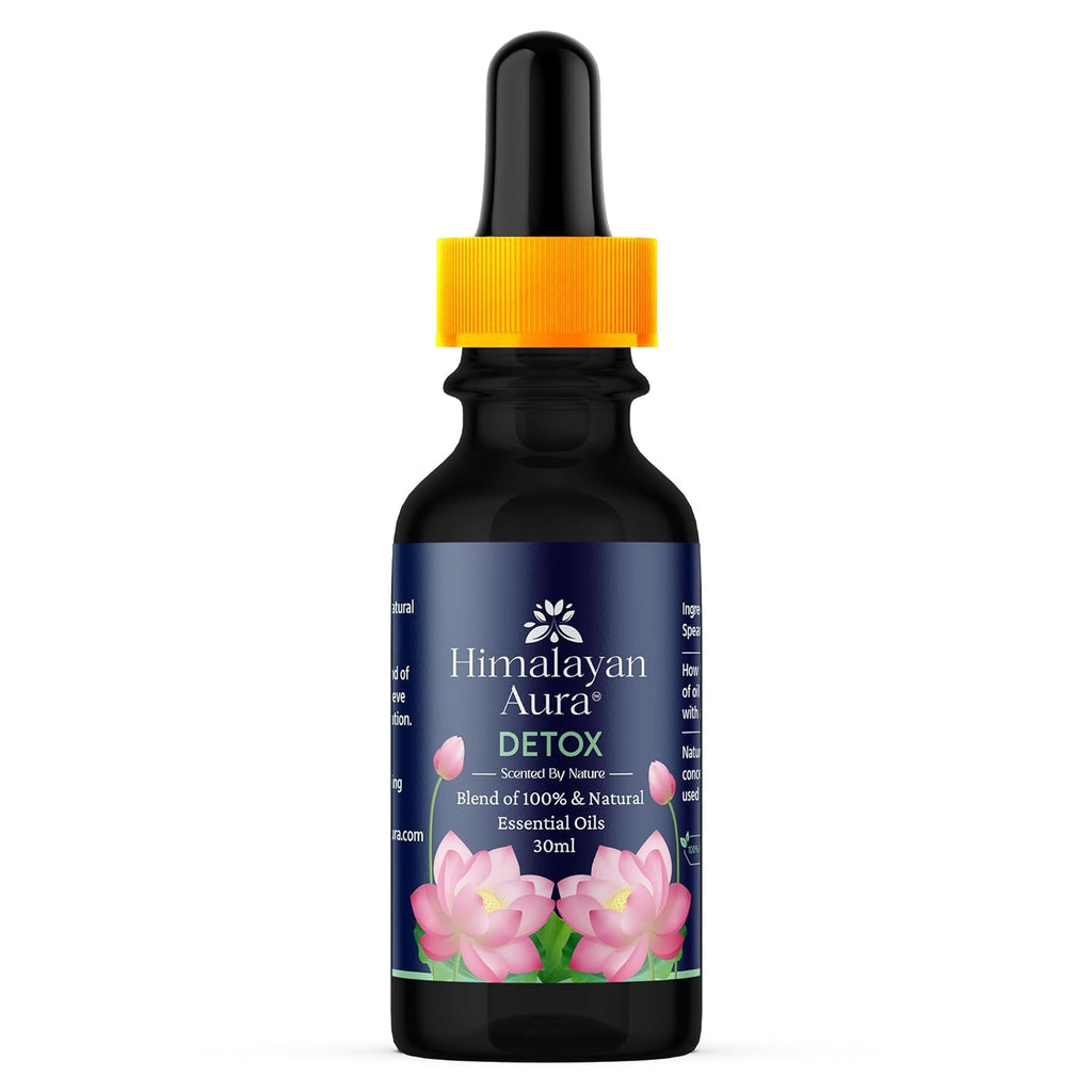 Himalayan Aura Detox Essential Oil |100% Pure & Natural Essential Oils with Therapeutic Grade for Cleansing, Healing, and Aromatherapy | 30 ML