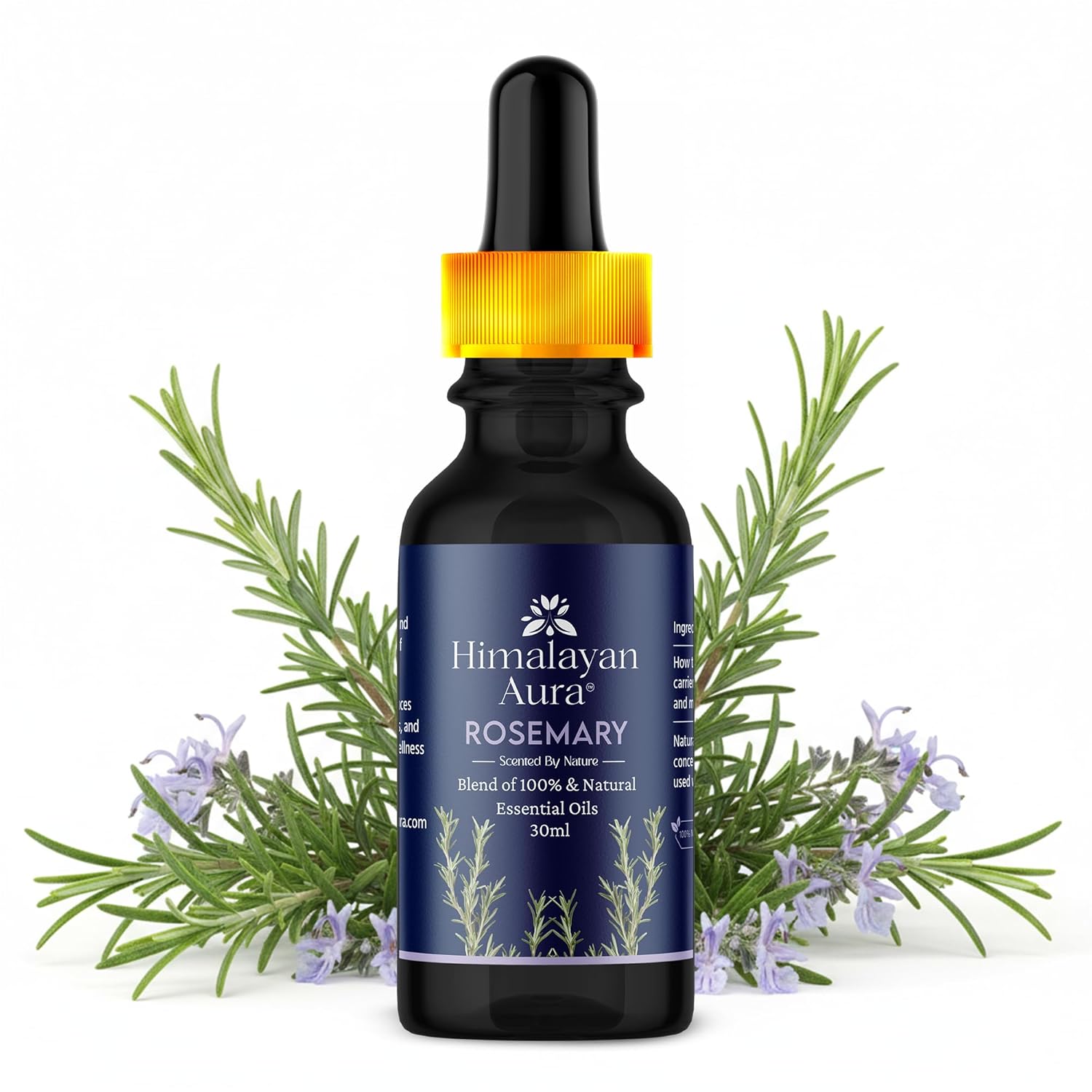 Himalayan Aura Rosemary Essential Oil 30ml – Hair Growth, Anti-Dandruff & Aromatherapy