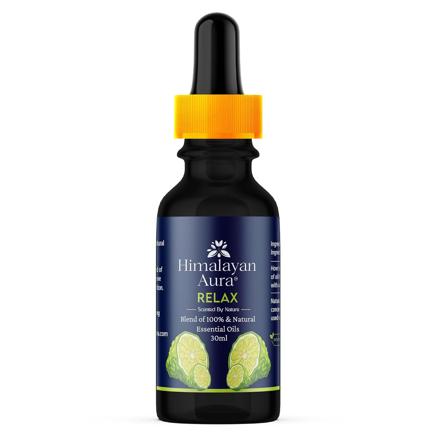 Himalayan Aura Relax Essential Oil Diffuse Blend | 100 % Natural & Pure Aromatherapy For Stress Relief & Healing | 30ML