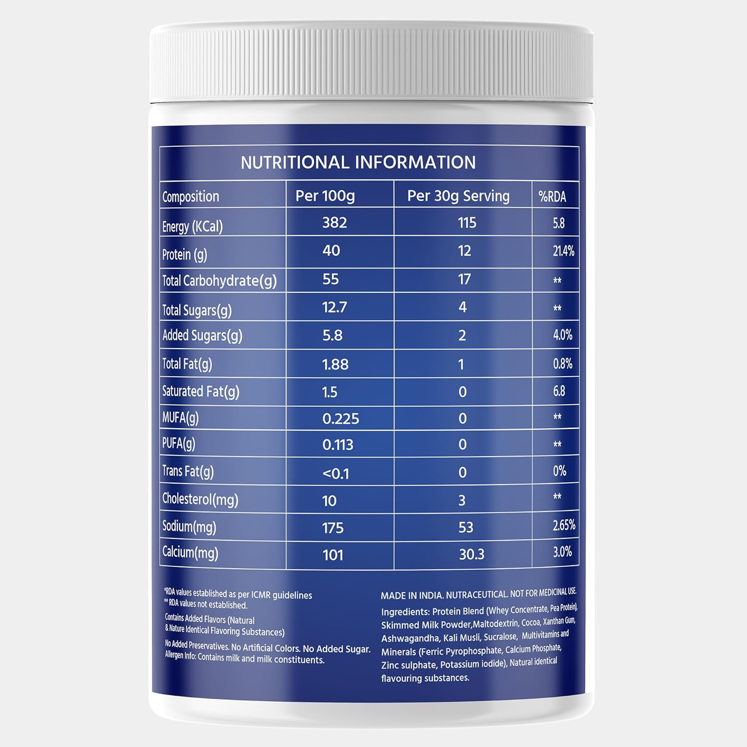 Suppplenex Fampro High Protein Shake 450g – Daily Nutrition for Men & Women, Strength & Energy Support,