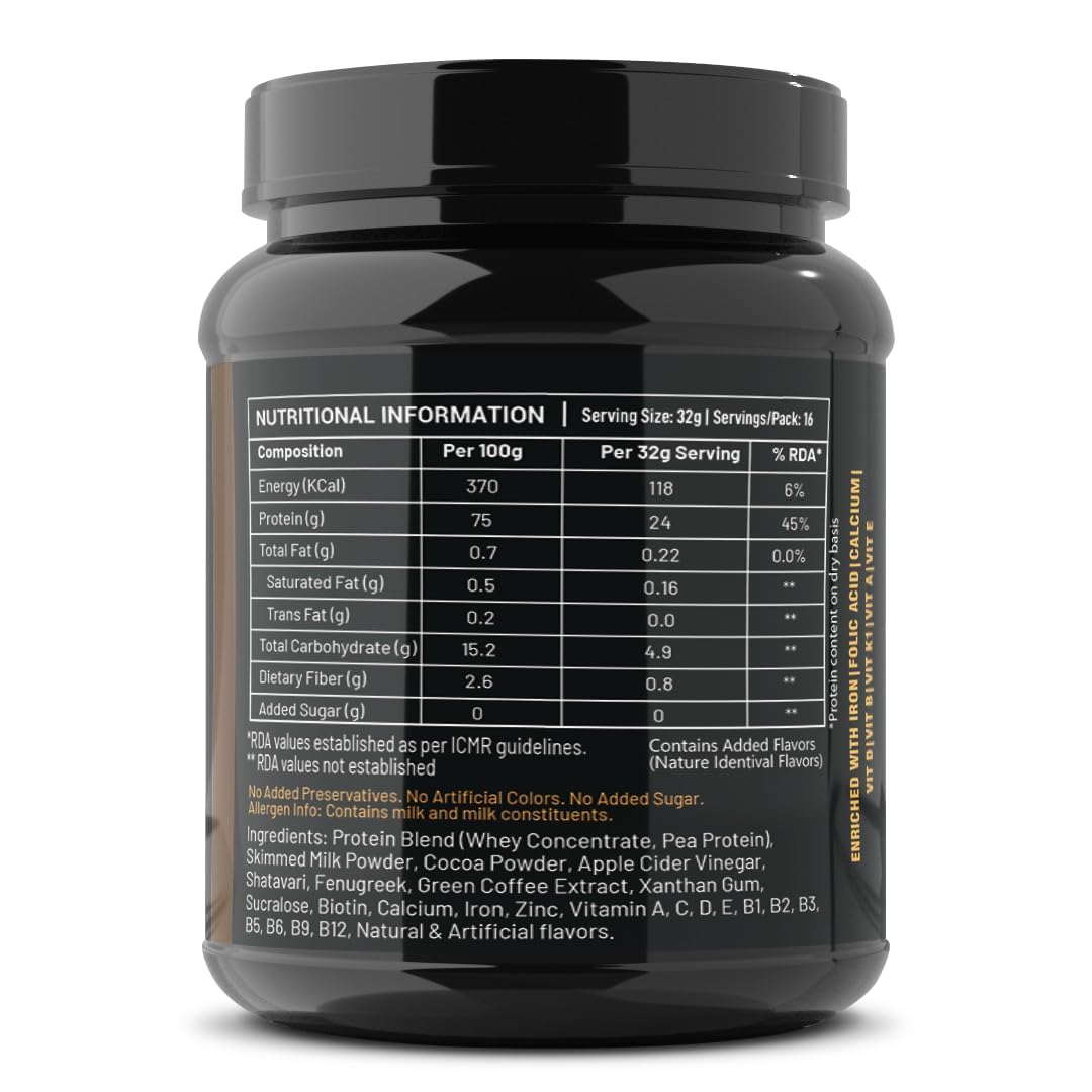 Slimming Max Women Protein Powder 500gm | Chocolate Flavour | Weight Loss Protein Powder