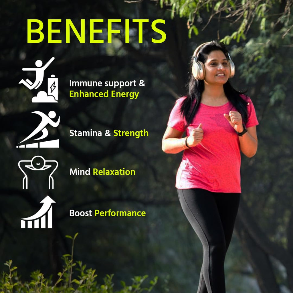 Supplenex Ashwagandha KSM-66 Herbal Chewing Gum 250mg | Boosts Strength & Stress Relief | 30 Gums