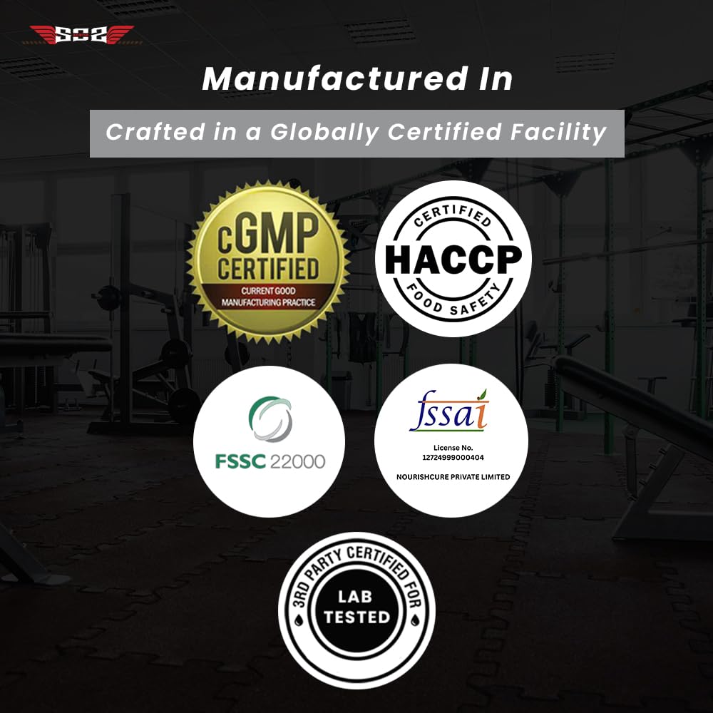 SOS Nutrition High-Calorie Heavy Mass Gainer Protein Powder ( Chocolate 500g )  Men & Women