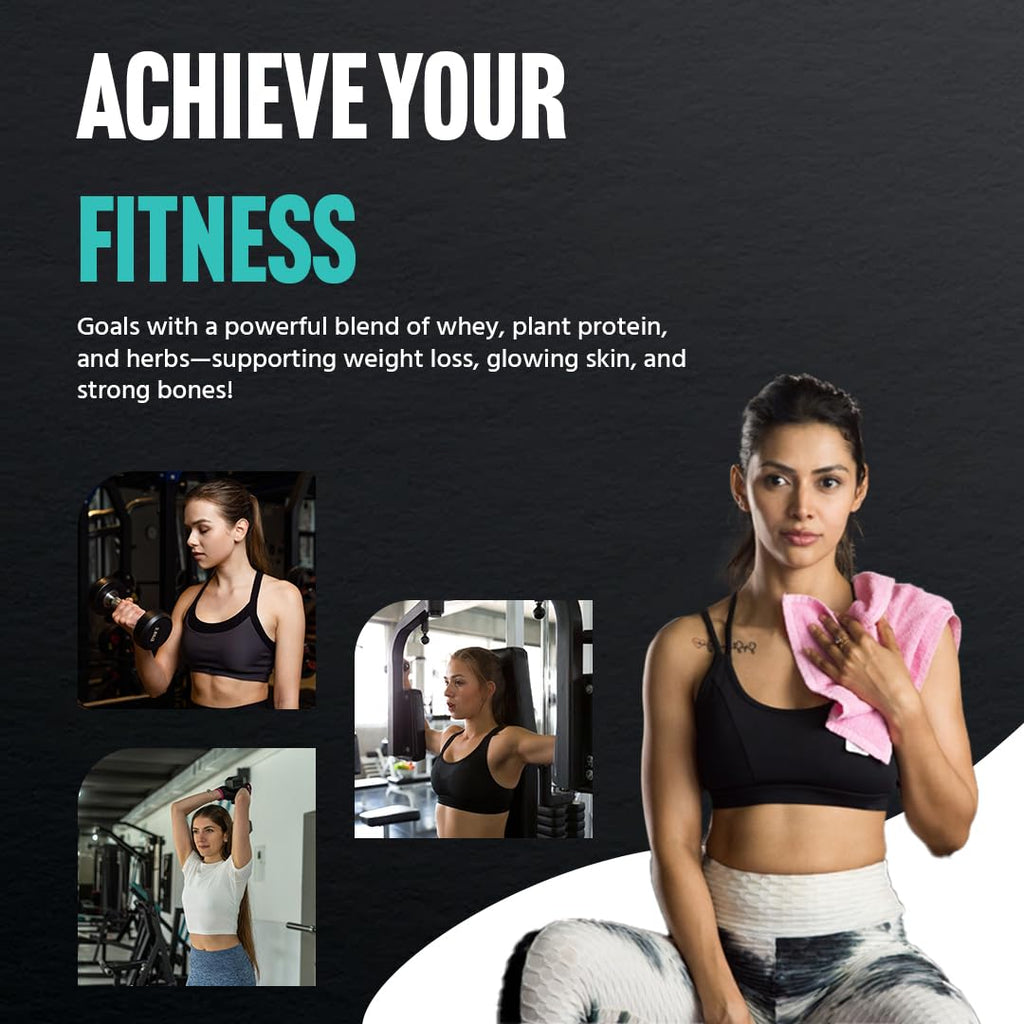 SOS Nutrition Slimming Whey Protein Powder for Women 500gm | Weight Loss Protein Powder